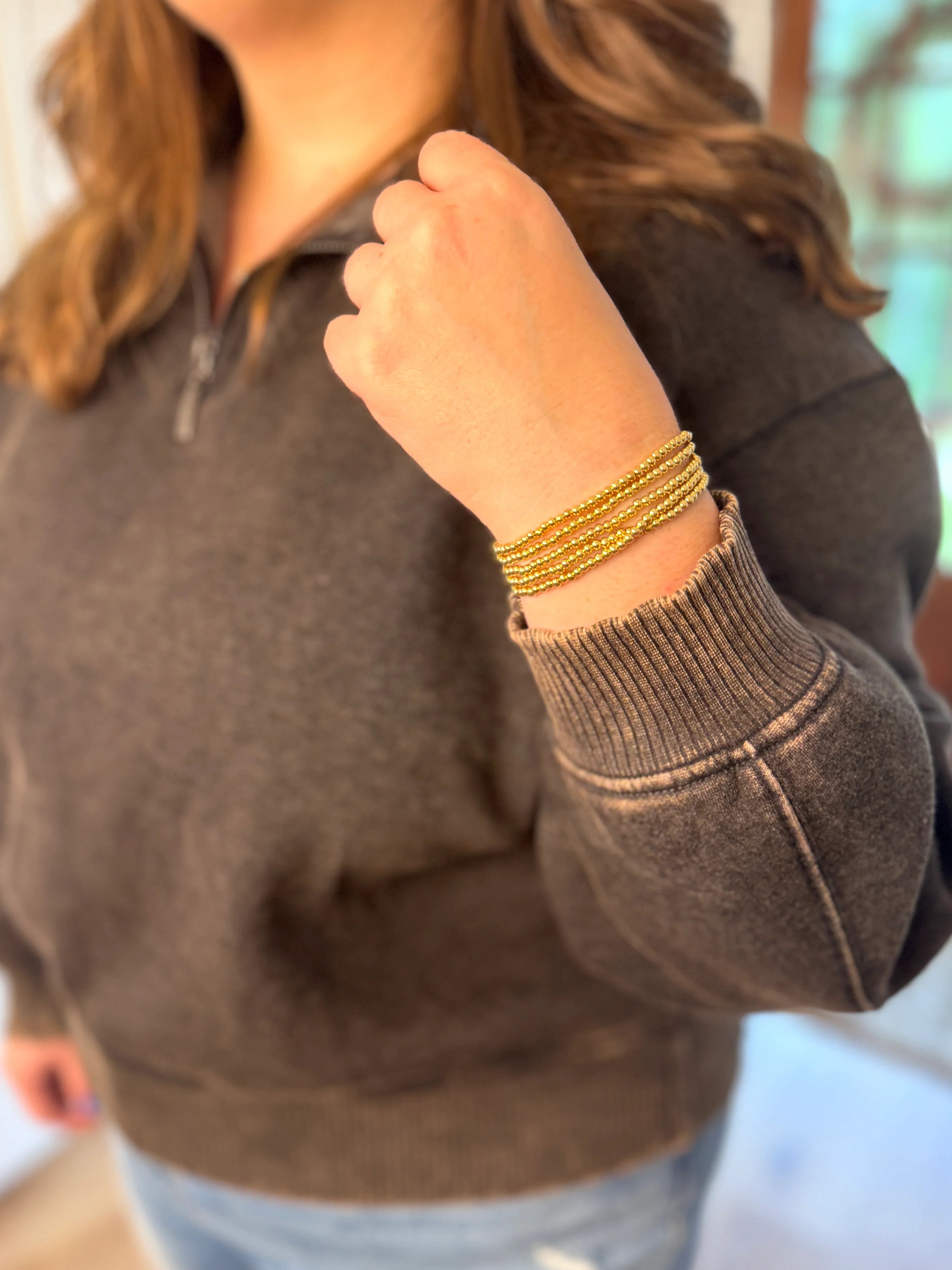 AVERY Plus Size Half Zip Pullover-Acid Washed (Ash Black) - Sassy and Southern