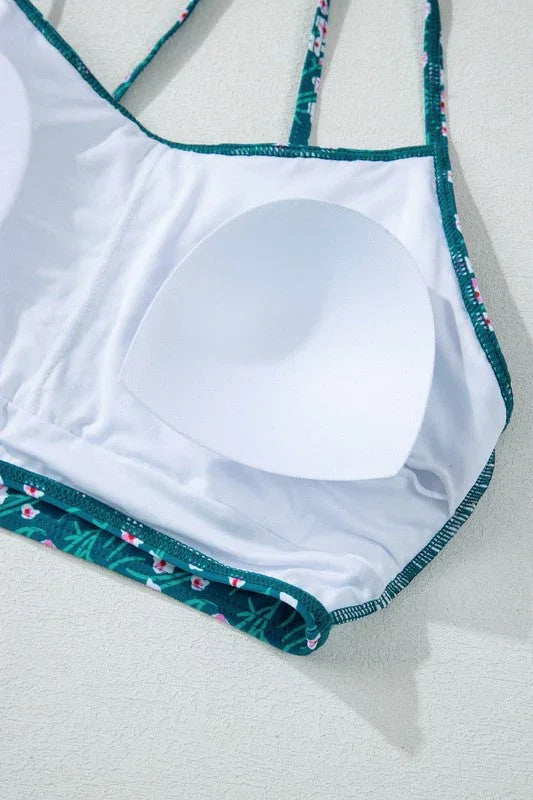 RAE Blue Two Piece Swimsuit Set Top & Bottoms (S-2X) - Sassy and Southern