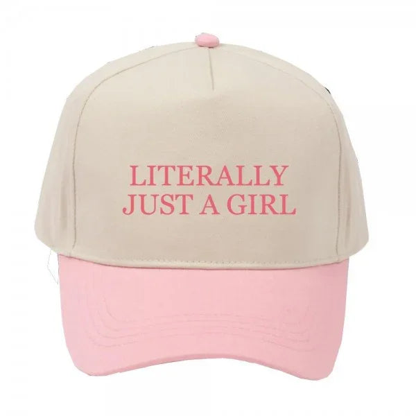 Literally Just A Girl Baseball Cap/Hat - Sassy and Southern