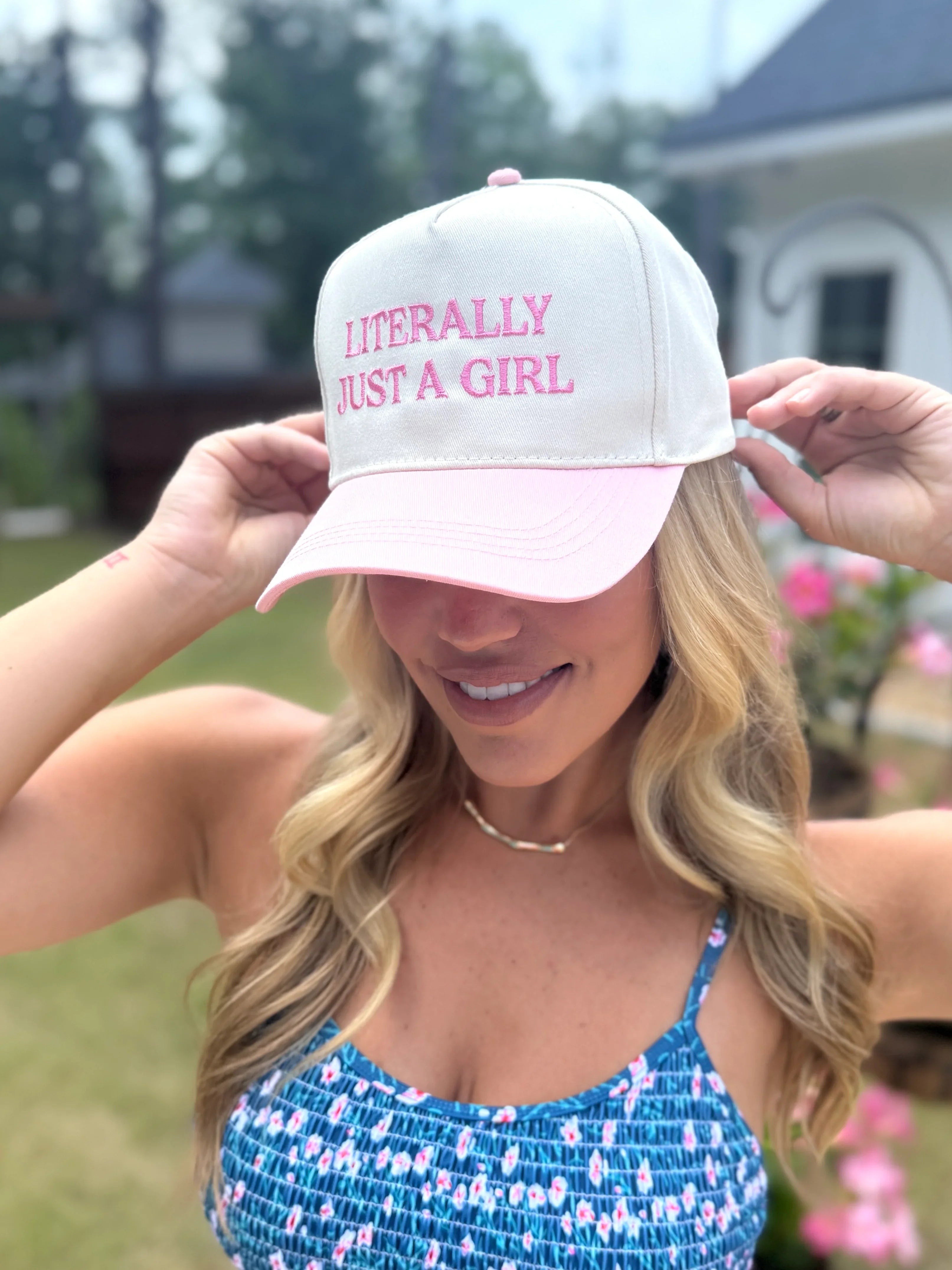 Literally Just A Girl Baseball Cap/Hat - Sassy and Southern