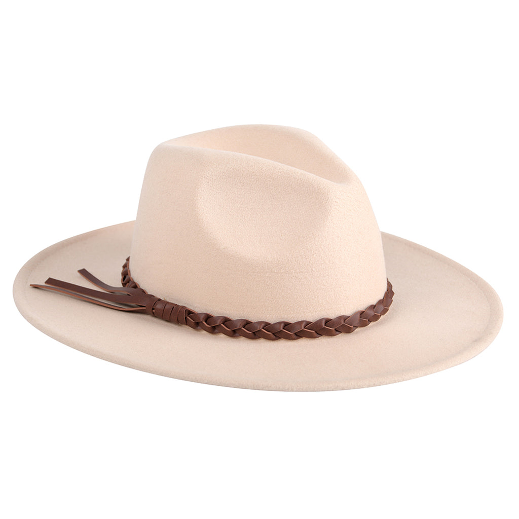 Fedora Hat (Black or Beige) - Sassy & Southern