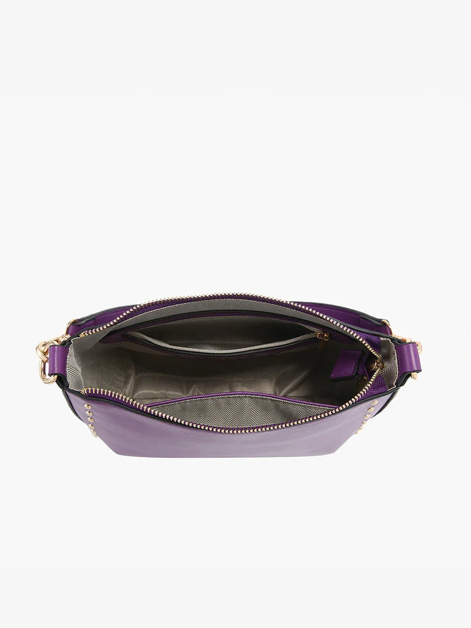 Black Studded Crossbody Purse - Sassy and Southern