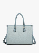 Blue Satchel Tote Bag/Purse - Sassy and Southern