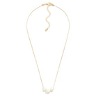 Gold Necklace With 3 Pearls - Sassy and Southern