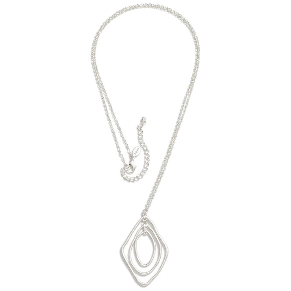 Nesting Geometric Shape Necklace (Gold/Silver) - Sassy & Southern