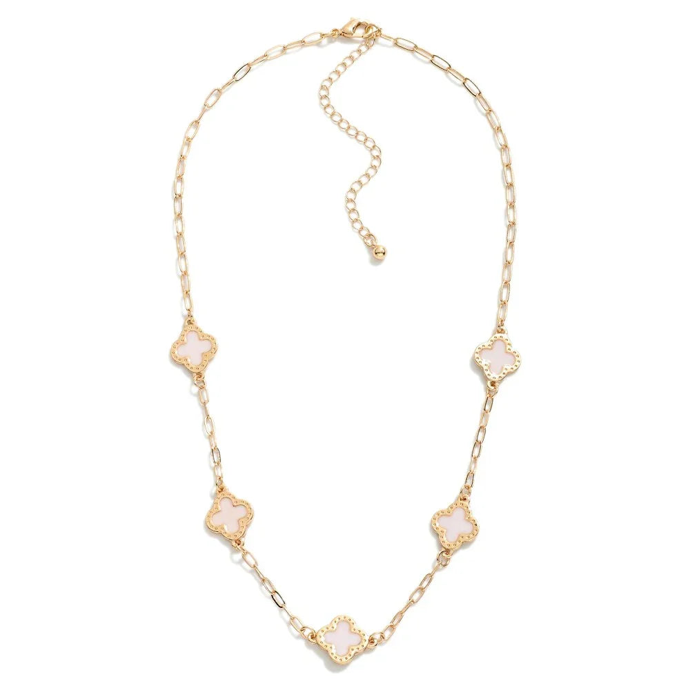 White Clover Necklace - Sassy and Southern