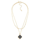 Black Clover Layered Necklace - Sassy and Southern