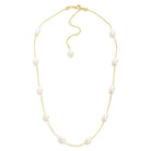 Pearl/Gold Chain Necklace - Sassy and Southern