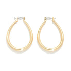 Tapered Hoop Earrings (Gold) - Sassy and Southern