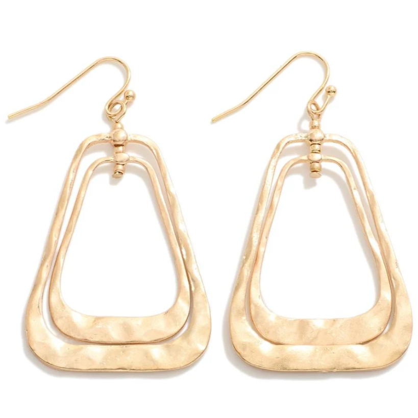 Nesting Gold Geometric Earrings - Sassy & Southern