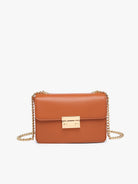 Light Brown Flapover Crossbody Purse - Sassy and Southern