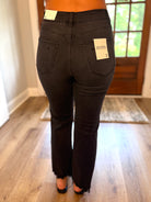 NOVA Black Distressed Knee Jeans - Sassy and Southern