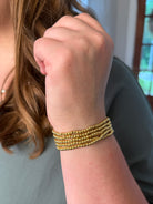 Gold Beaded Bracelets (Set of 5) - Sassy and Southern