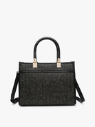 Black Rattan Tote Bag/Purse - Sassy and Southern