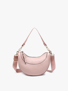 Light Pink Half Moon Purse - Sassy and Southern