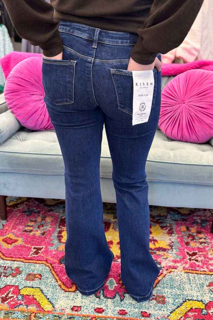 Low Rise Flare Jeans