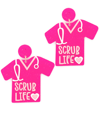 Scrub Life Nurse Earrings - Sassy & Southern